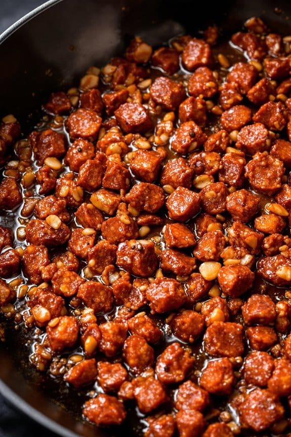 homemade spicy chorizo preparation