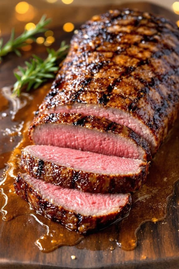 honey marinated london broil