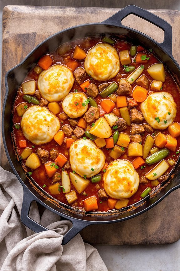 hungarian goulash with dumplings