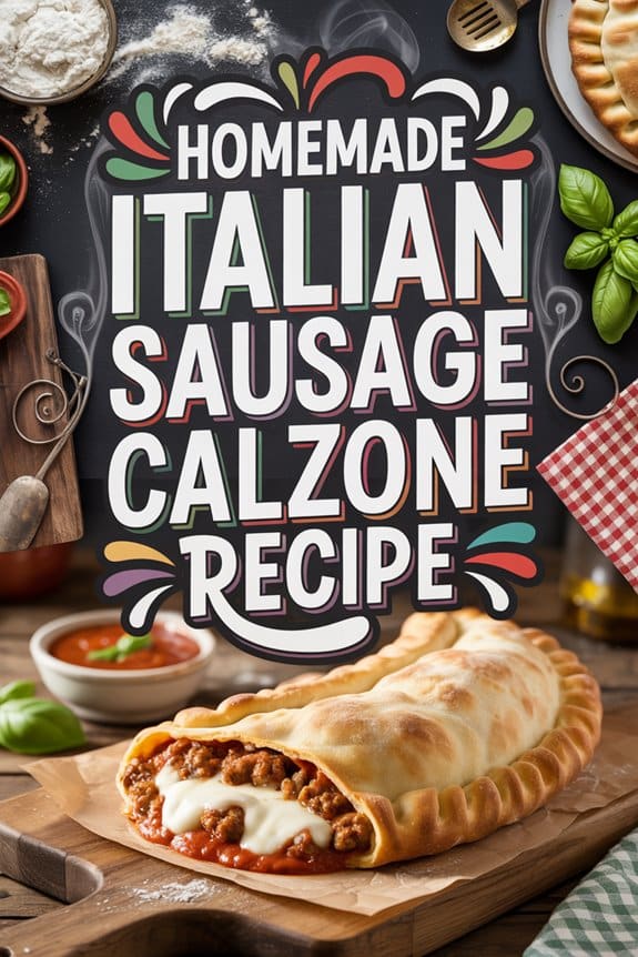 italian sausage calzone recipe sw4eq