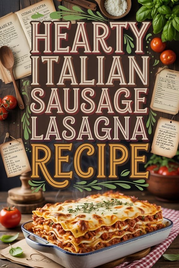 italian sausage lasagna recipe c8qns
