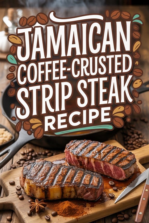 jamaican coffee crusted steak recipe 20met
