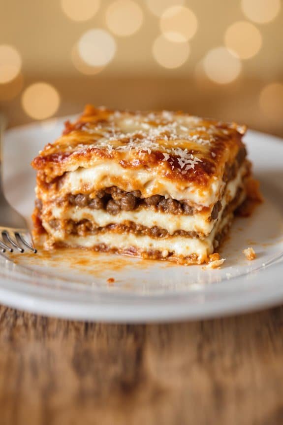 layered italian sausage lasagna