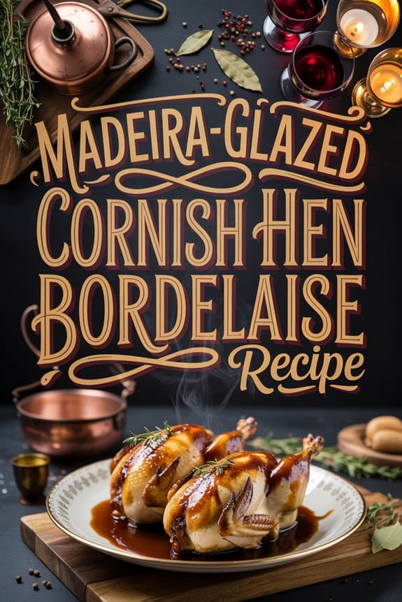 madeira glazed cornish hen recipe 7yu6f