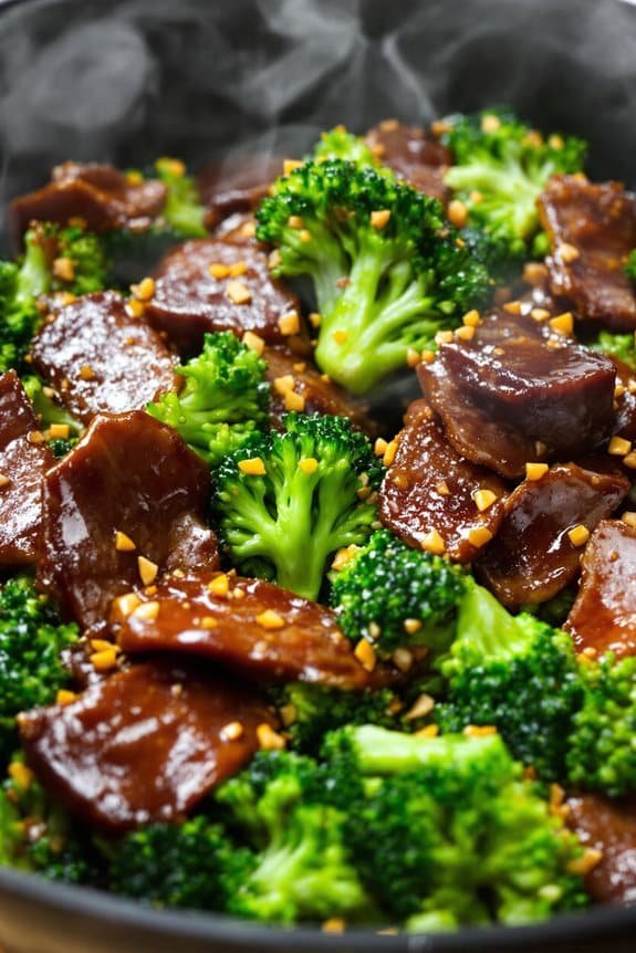marinated beef broccoli stir fry