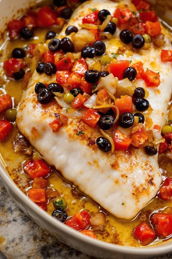 mediterranean baked swordfish recipe