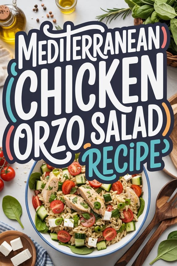 mediterranean chicken orzo salad djnly