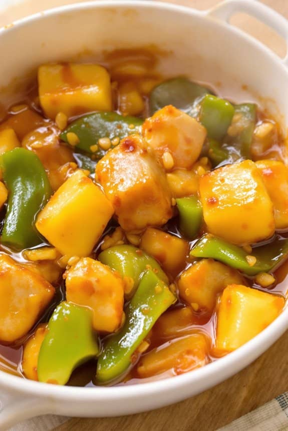 microwave sweet and sour chicken