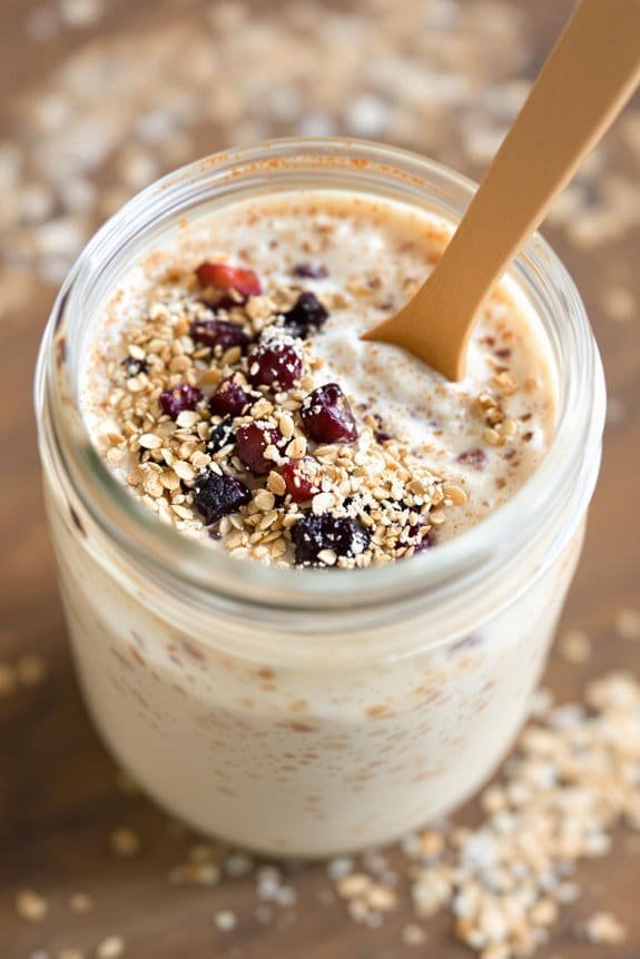 protein packed overnight oats recipe