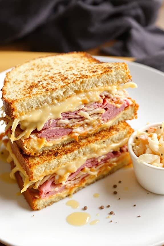 reuben sandwich with sauerkraut
