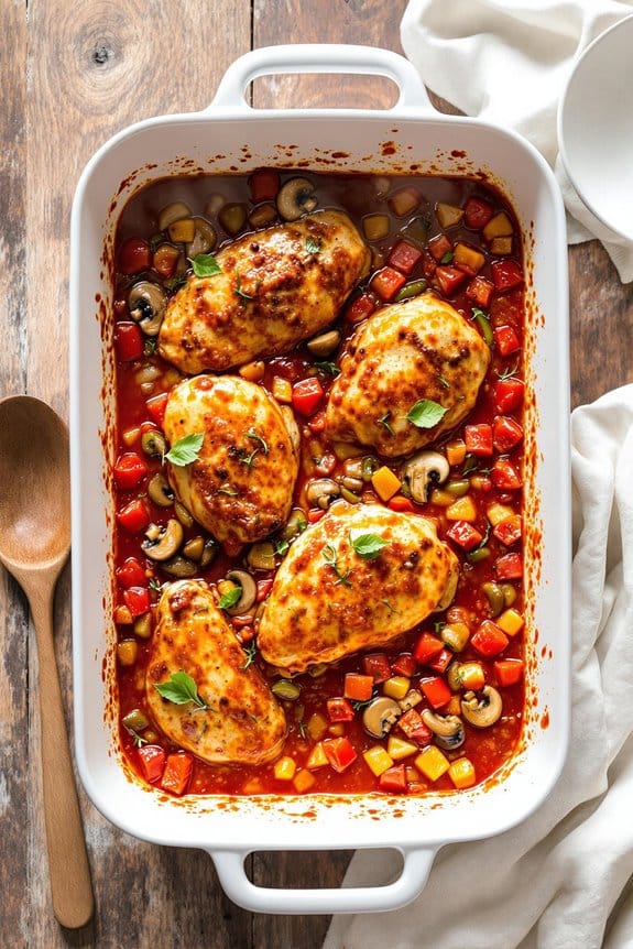 rustic italian chicken cacciatore