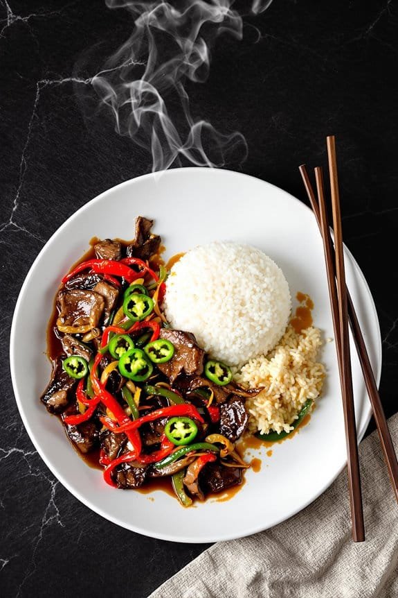 savor authentic pepper steak