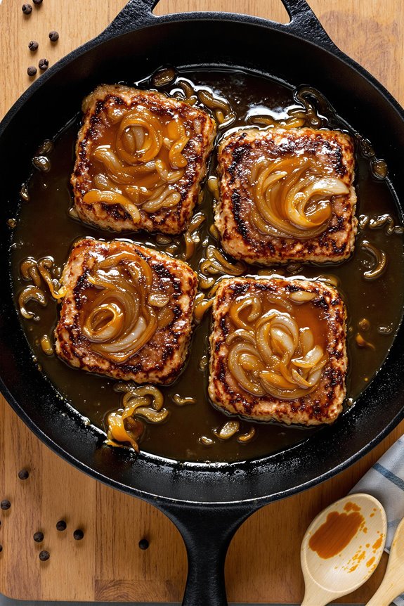 savory hamburger steak recipe