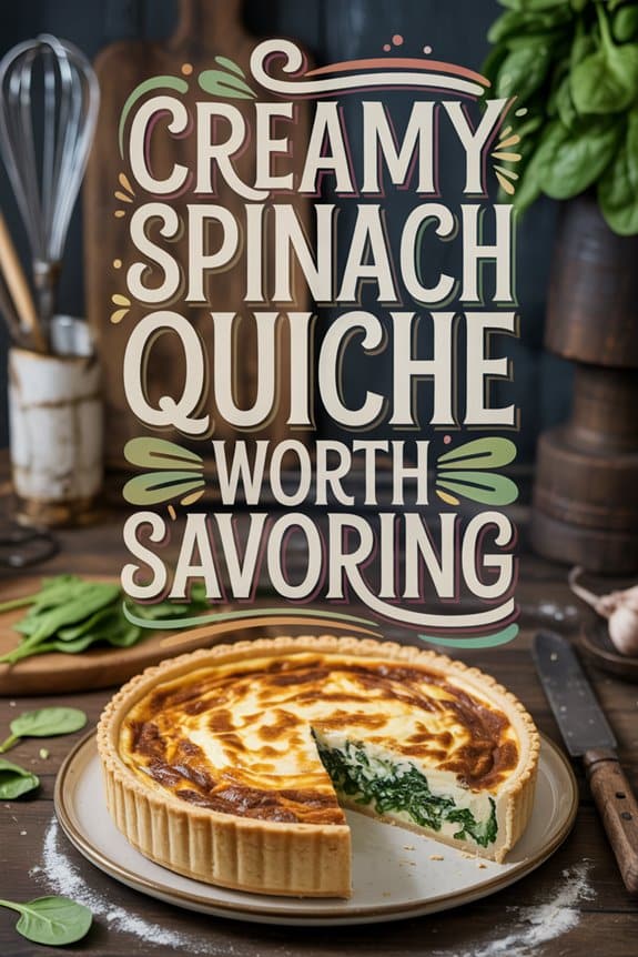 savory spinach quiche delight 3byds