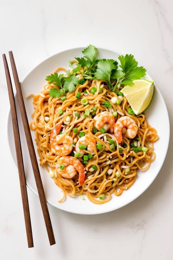 shrimp pad thai recipe