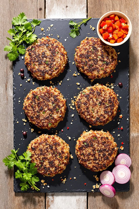 smoky cilantro black bean burger