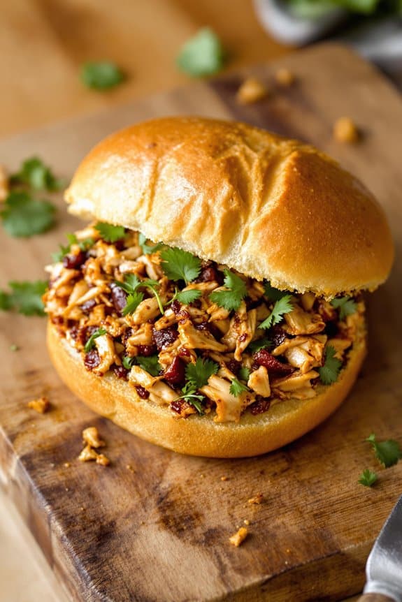 spicy ancho chile chicken sandwich