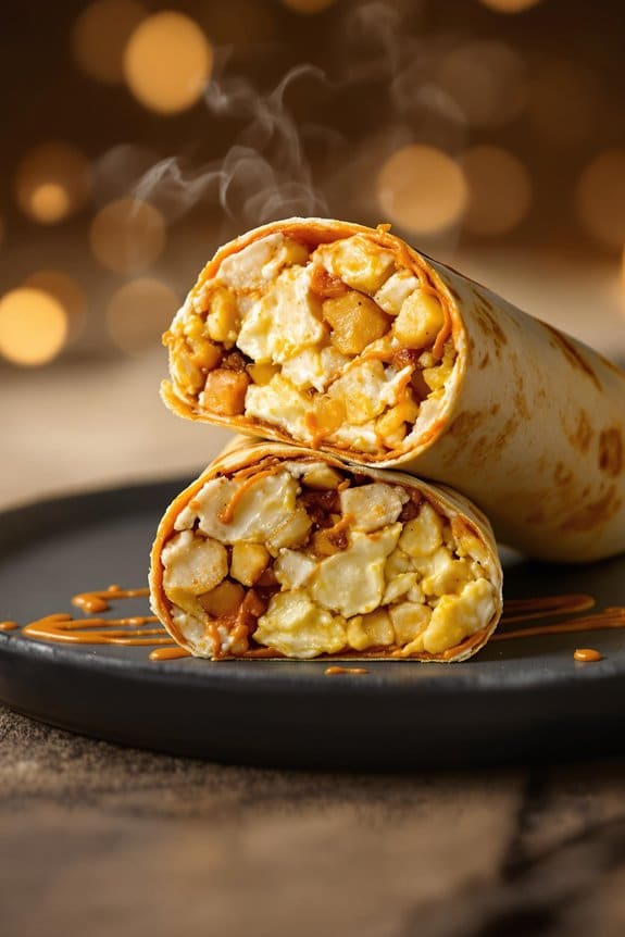 spicy chipotle breakfast burrito