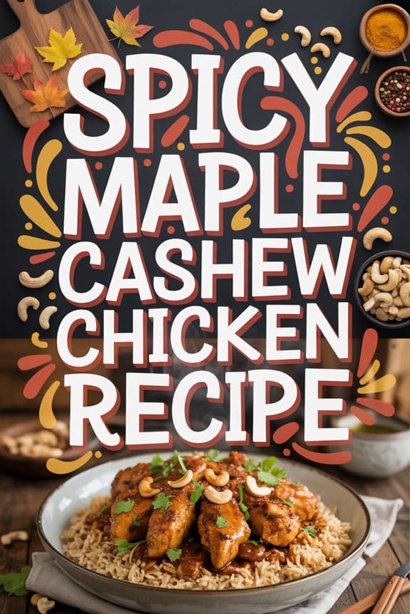 spicy maple cashew chicken 0s3jw