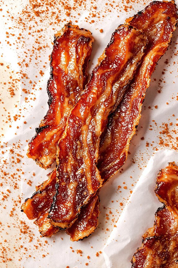 sweet and spicy bacon