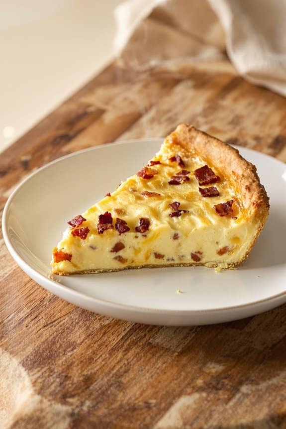 swiss cheese bacon quiche recipe