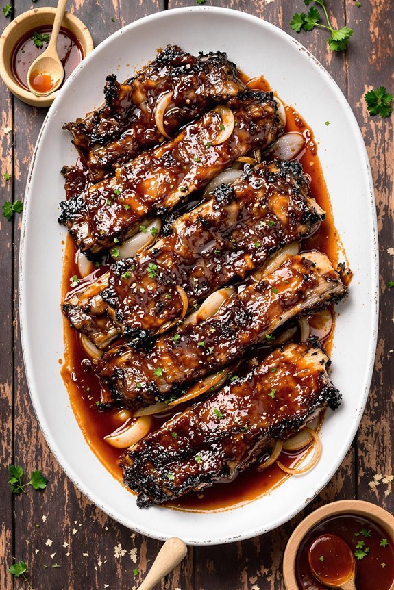 tender ribs with bbq