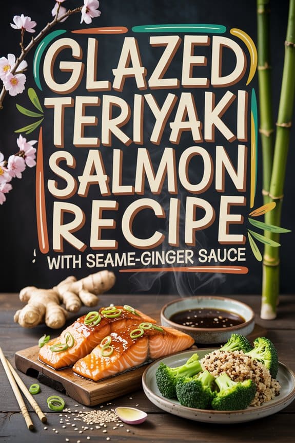 teriyaki salmon with sauce el5eq