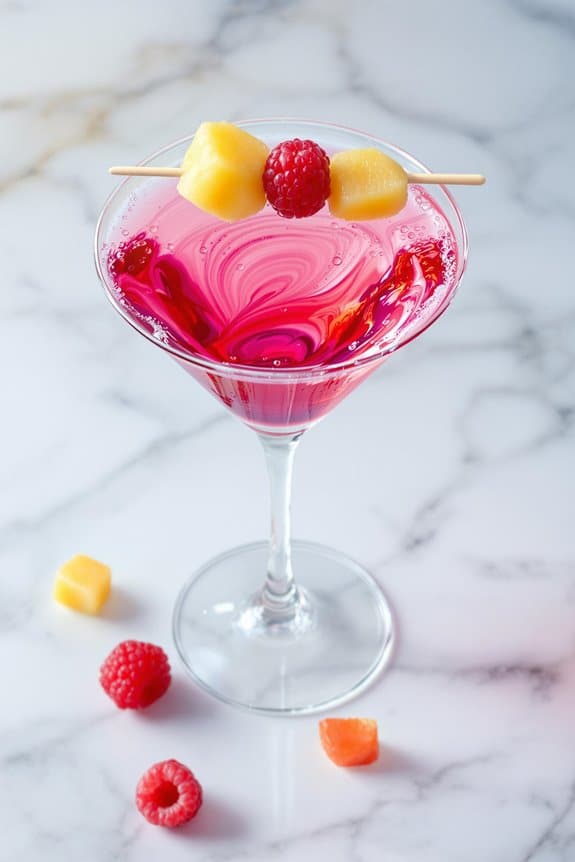 tropical acai passion cocktail