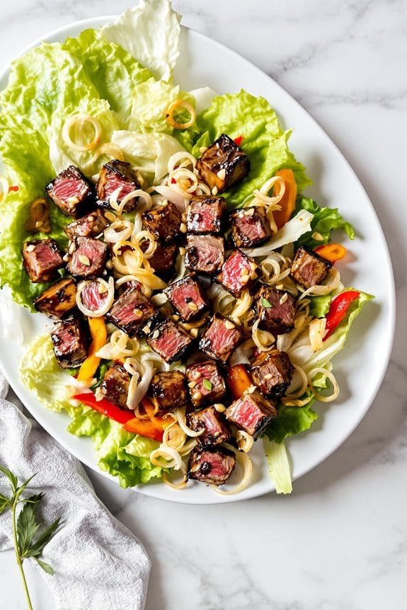 vietnamese inspired filet mignon salad
